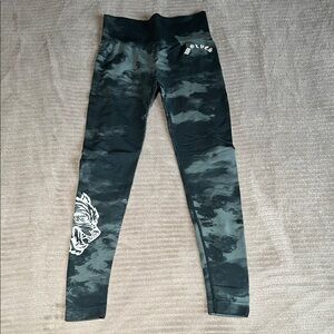 Darc Sport Camouflage Leggings - Black and Gray
